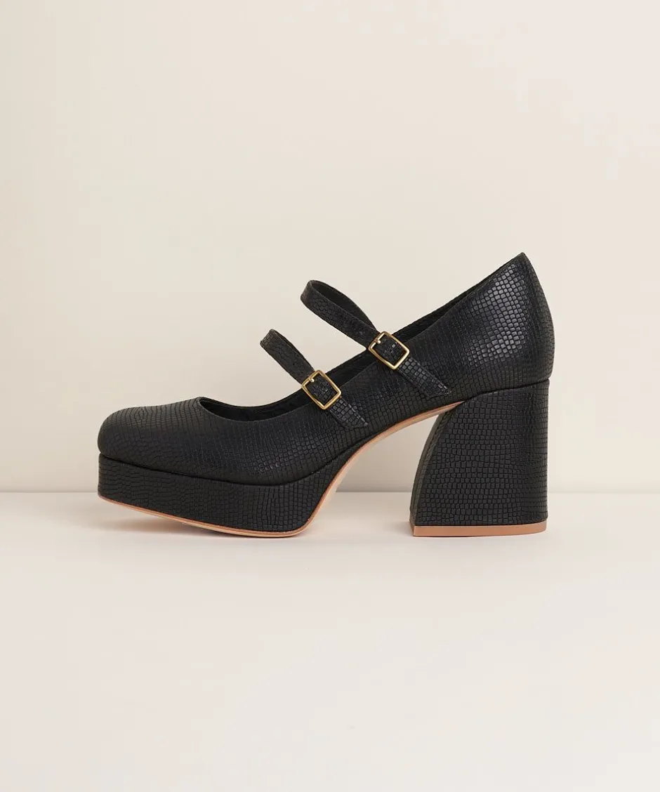 Charlotte Stone Bizzy In Black*Women Heels