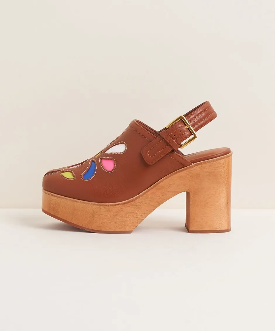 Charlotte Stone Bonnie In Whiskey Floral*Women Platforms