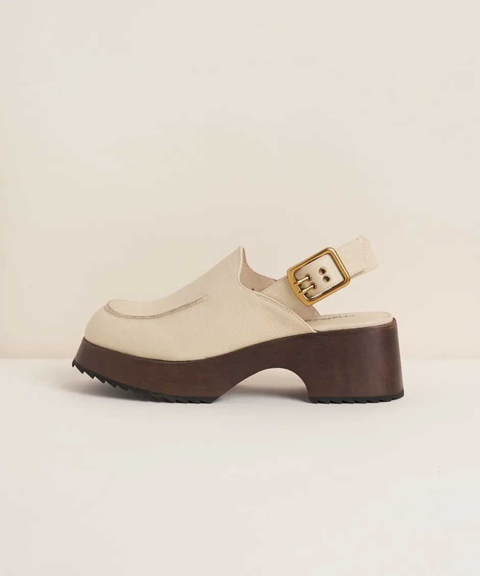 Charlotte Stone Carlos In Oat*Women Platforms