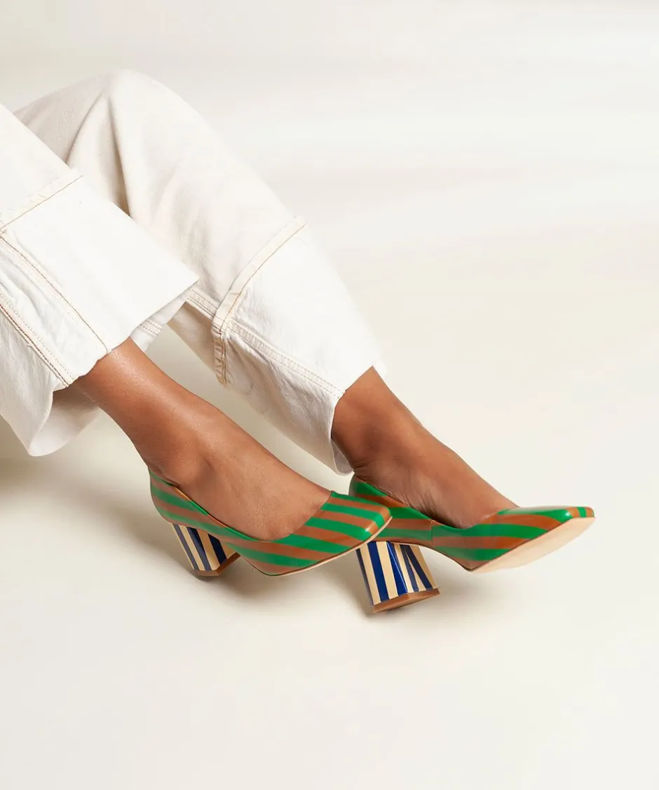 Charlotte Stone Estee In Kite Stripe*Women Heels