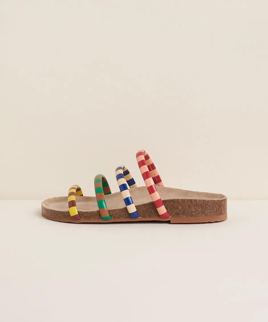 Charlotte Stone Gloria In Stripe*Women Sandals