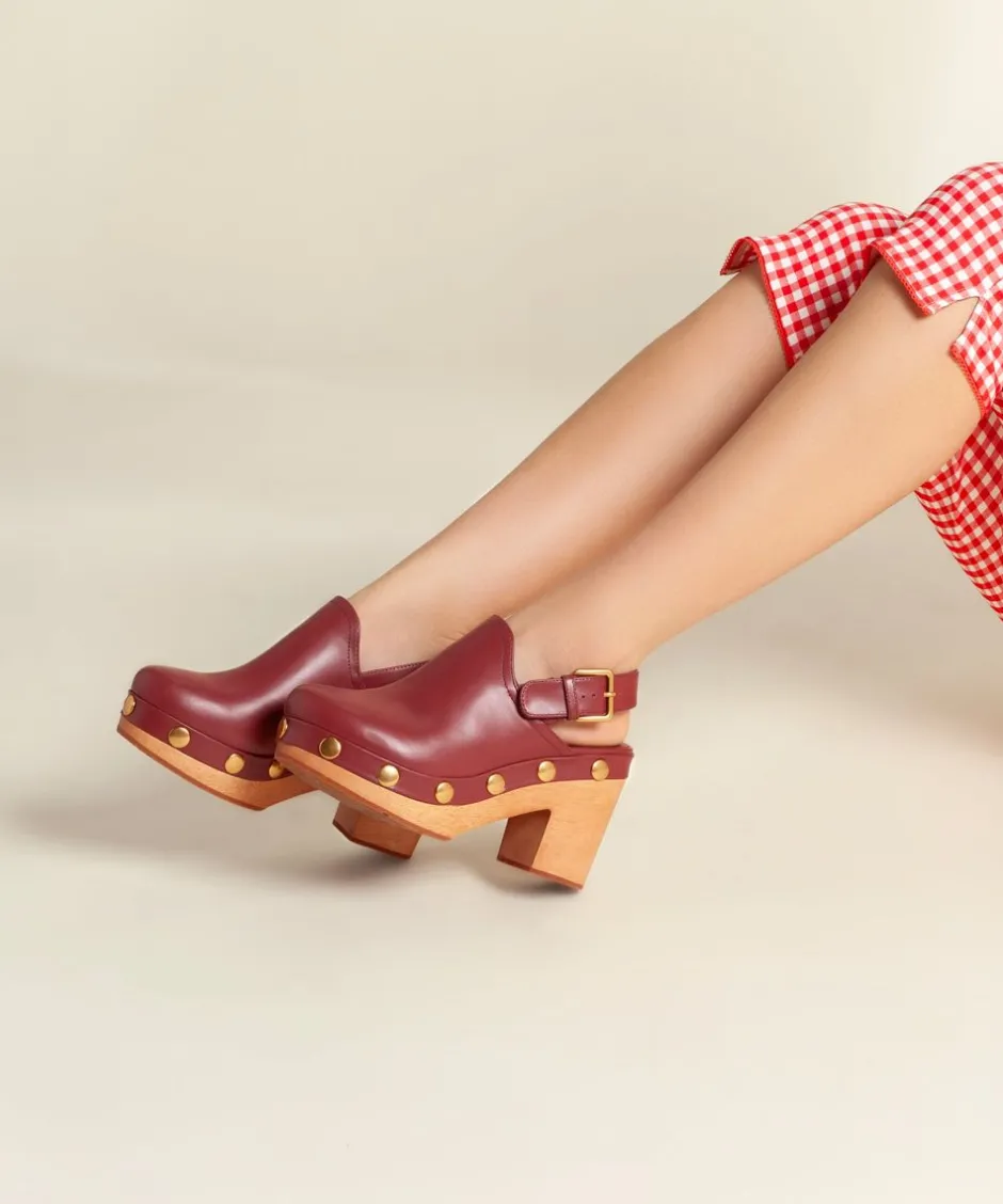 Charlotte Stone Hari In Merlot Stud*Women Heels