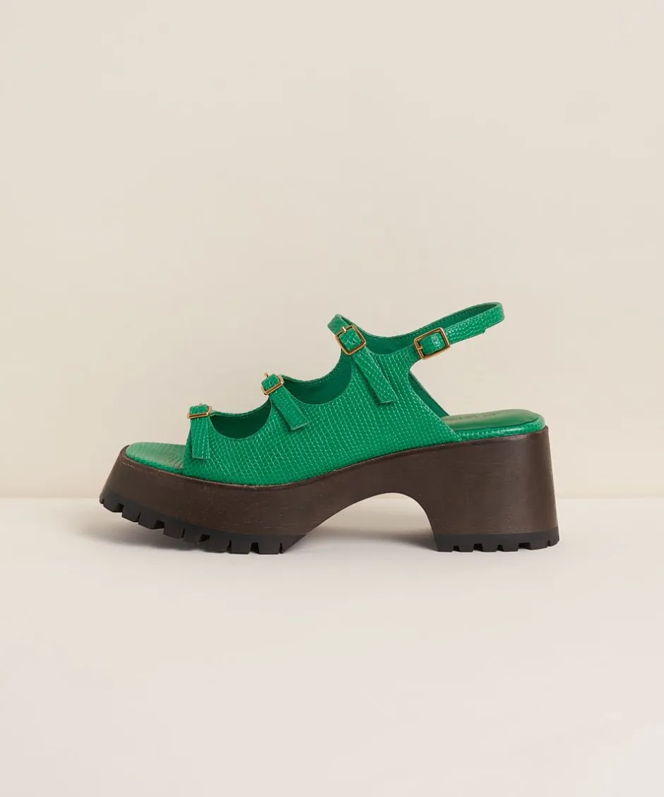 Charlotte Stone Ira In Kite*Women Clogs