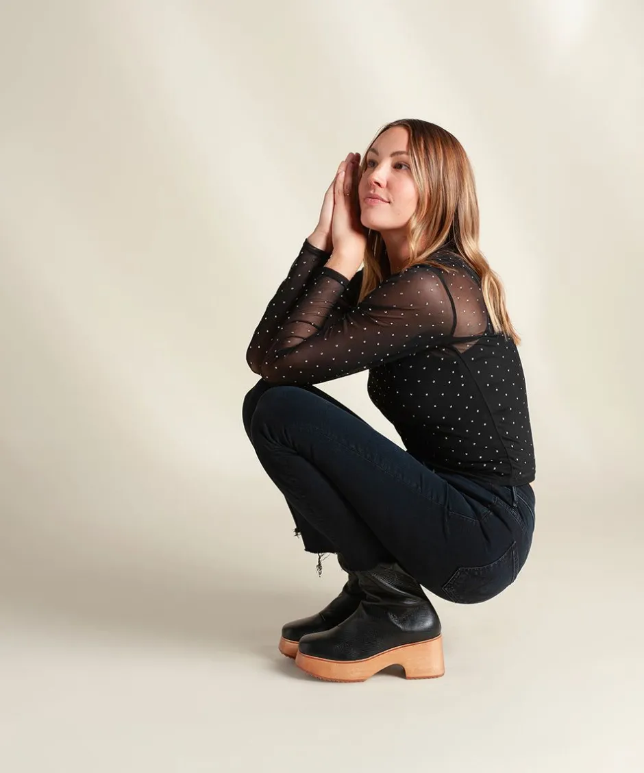isla_in_black_tejus_3.webp Charlotte Stone Isla In Black Tejus*Women Clogs