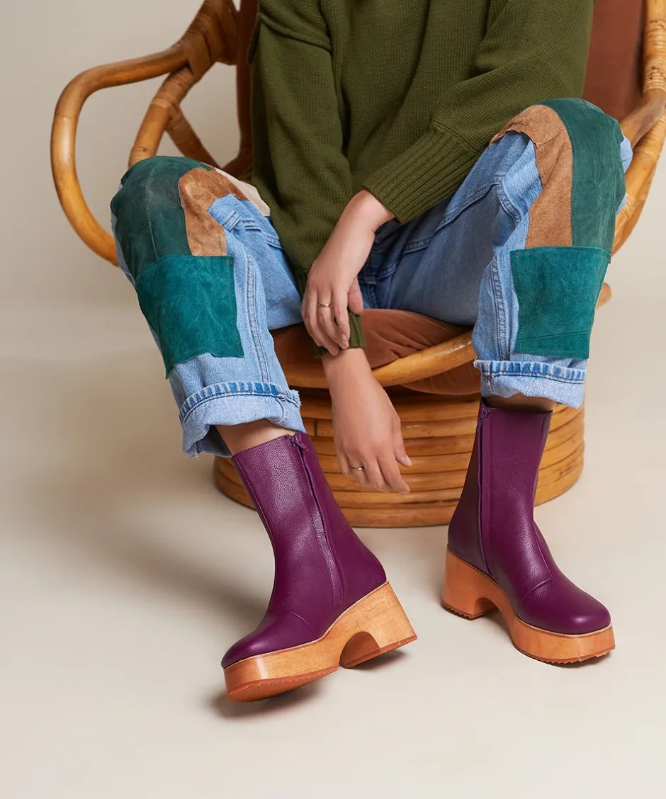 Charlotte Stone Isla In Raisin*Women Boots
