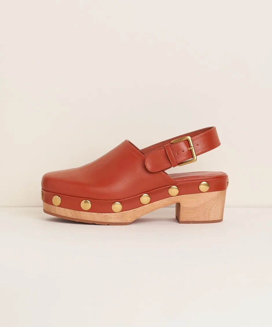 Charlotte Stone Jona In Sienna Stud*Women Clogs