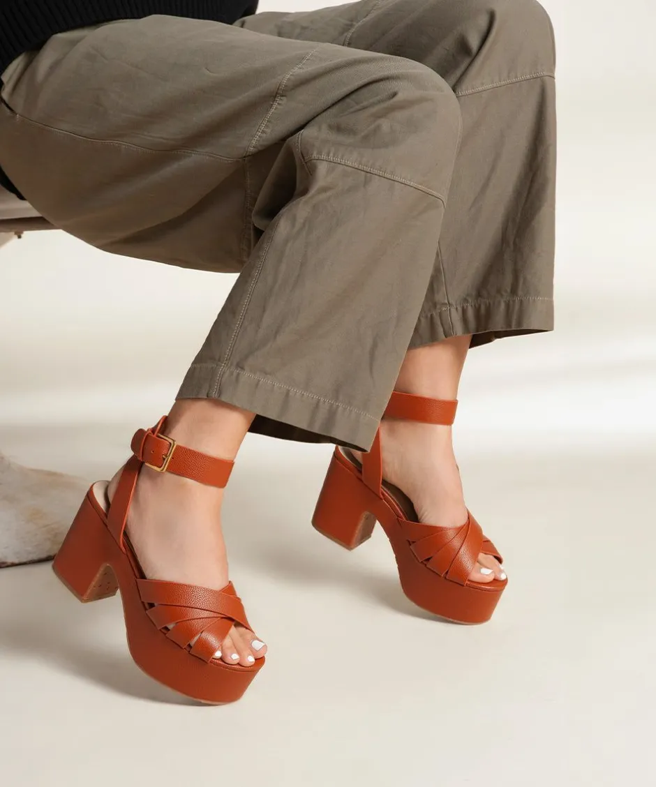 Charlotte Stone Judd In Tobacco*Women Platforms