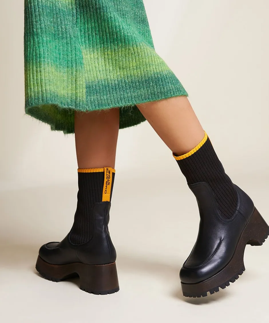 Charlotte Stone Loma In Black*Women Boots