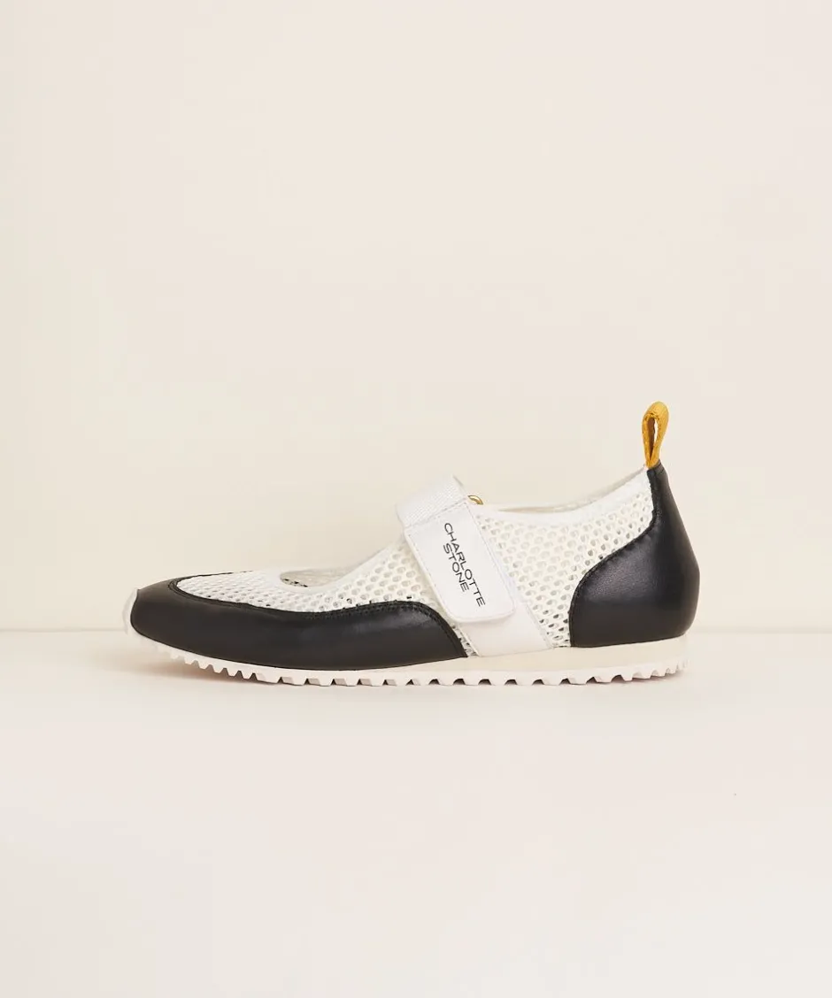 Charlotte Stone Mable In Latte Black*Women Sneakers