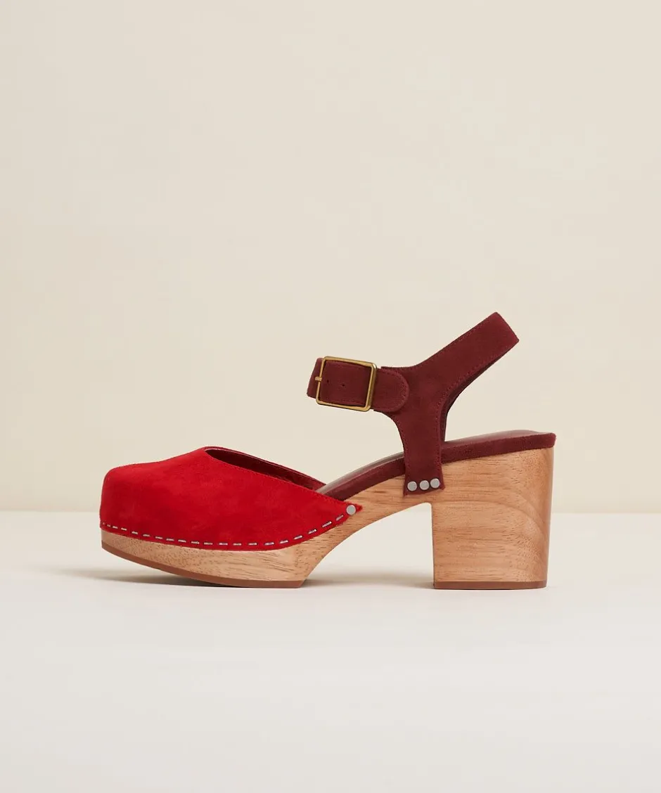 Charlotte Stone Maud In Begonia Merlot*Women Clogs