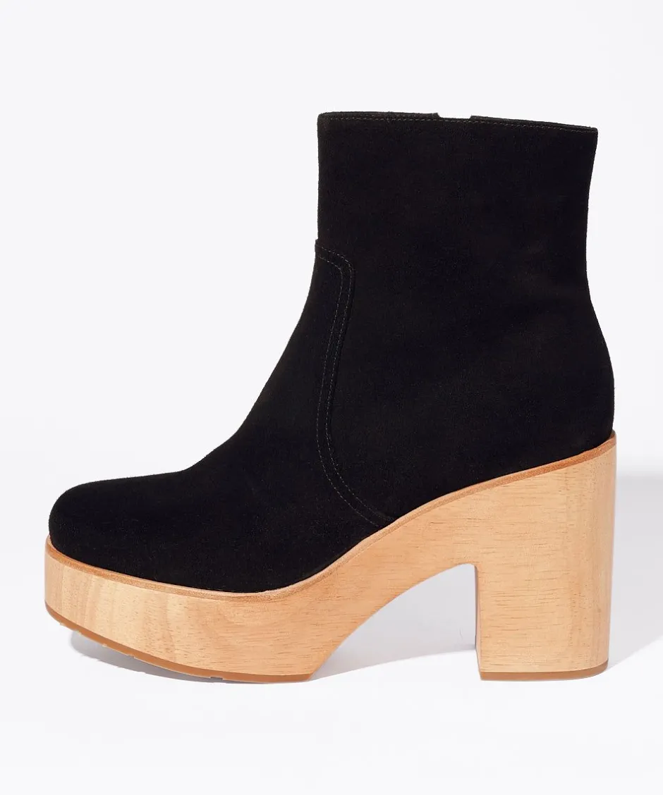 Charlotte Stone Paz In Black Suede*Women Clogs