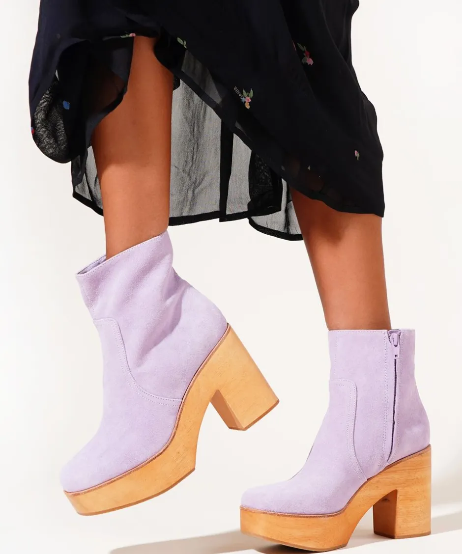 Charlotte Stone Paz In Lilac*Women Boots