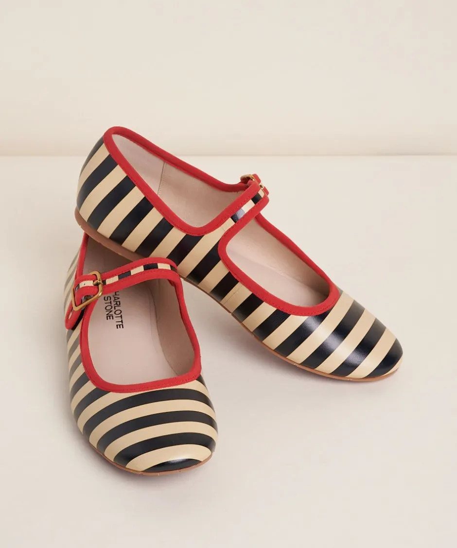 raleigh_in_black_stripe_6.webp Charlotte Stone Raleigh In Black Stripe*Women Flats