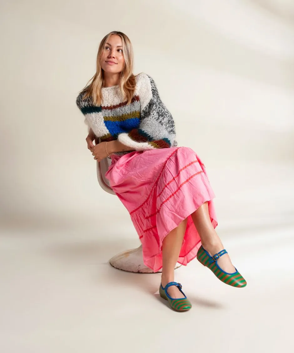 raleigh_in_kite_stripe_5.webp Charlotte Stone Raleigh In Kite Stripe*Women Flats