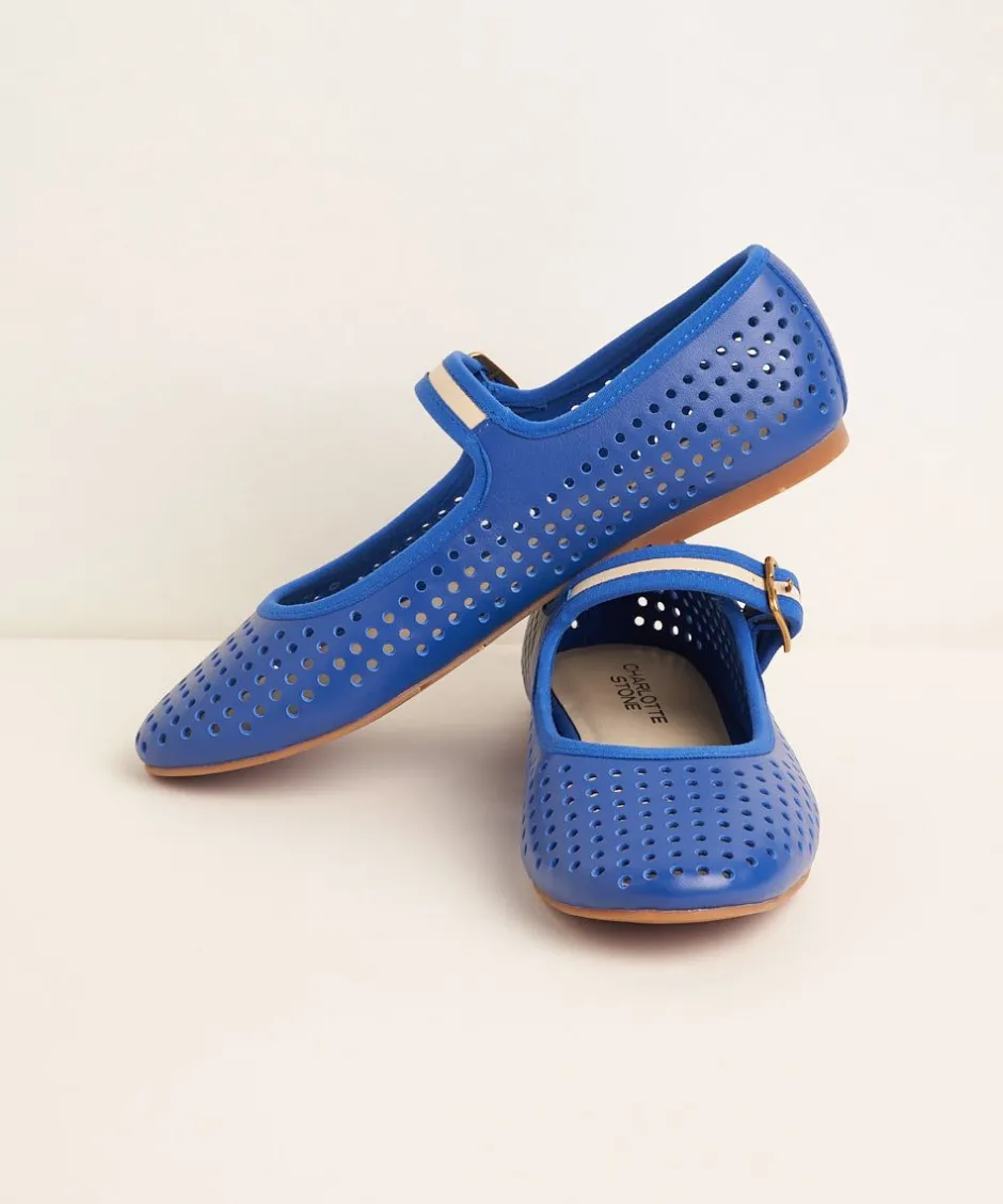 raleigh_in_royal_perf_3.webp Charlotte Stone Raleigh In Royal Perf*Women Flats